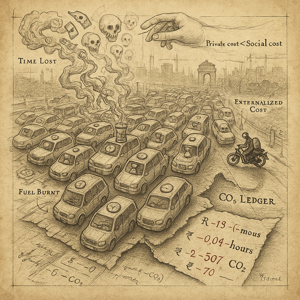 Why Traffic Congestion in India Is a Market Failure Costing Time, Fuel, and Clean Air